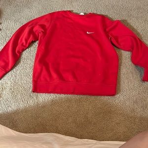 Red Nike sweater